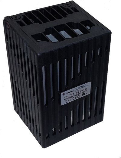 DIN RAIL MOUNTED ENCLOSURE HEATER 100W