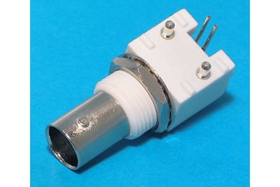BNC CONNECTOR FEMALE INSULATED PCB/PANEL MOUNT ANGLE (50ohm) BNC CONNECTOR FEMALE INSULATED PCB/PANEL MOUNT ANGLE (50ohm)