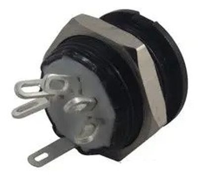DIN CONNECTOR PANEL MOUNT 5-PIN 180°