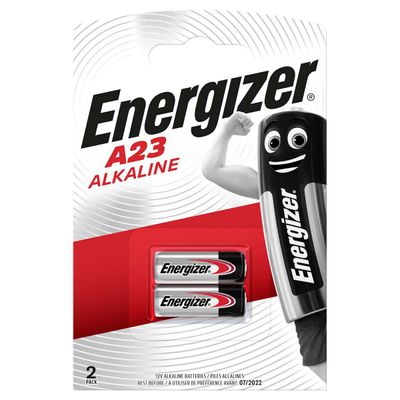 Alkaline Battery 23A 12V 10,2x28,5mm, 2-pack