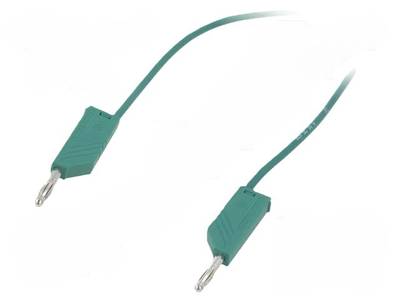 4mm banana cable green 2m