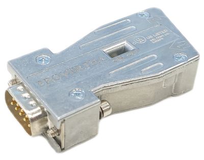 PROFIBUS connector, D9 male, Axial