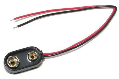 9V (1604,6F22,6LR61) SNAP-ON BATTERY CLIP 9V (1604,6F22,6LR61) SNAP-ON BATTERY CLIP