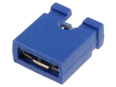 PCB JUMPER R2,54 BLUE PCB JUMPER R2,54 BLUE