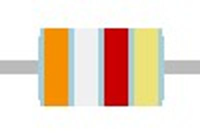 METAL OXIDE FILM RESISTOR 2W: 3,9kohm