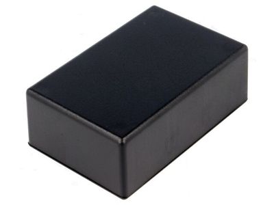 BLACK PLASTIC BOX 30X54X83
