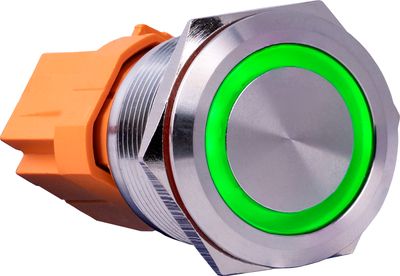 Joy-IT LATCHING PUSH BUTTON GREEN 15A