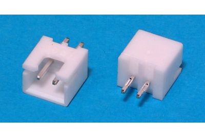 JST XH-CONNECTOR 2-POLE HEADER VERTICAL JST XH-CONNECTOR 2-POLE HEADER VERTICAL