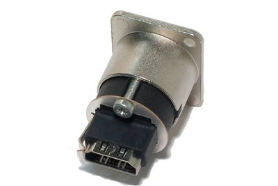 HDMI FEMALE/FEMALE XLR-PANEL FEED THROUGH CONNECTOR IP65 HDMI FEMALE/FEMALE XLR-PANEL FEED THROUGH CONNECTOR IP65