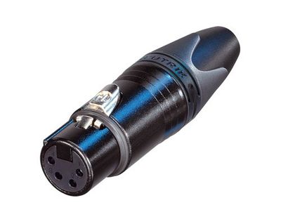 Neutrik XLR 4-POLE FEMALE BLACK