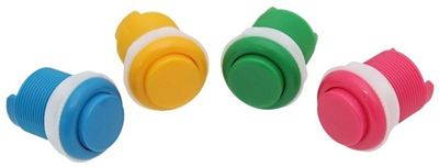 ARCADE PUSH BUTTON YELLOW