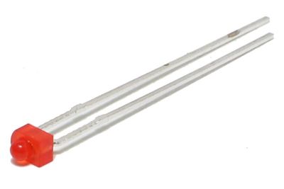 LED 1,8mm RED 26mcd 50ast