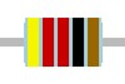 METAL FILM RESISTOR 0,6W: 422ohm