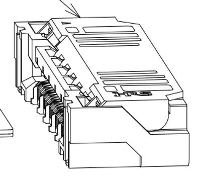 Hirose FH63S-10S-0.5SH(98) FPC/FFC connector, 10-pin, 0,5 mm