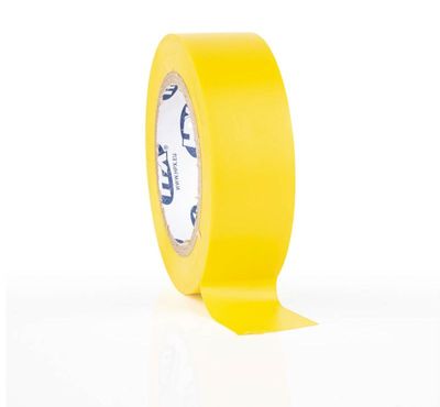 PVC PLASTIC TAPE YELLOW 15mm 10m