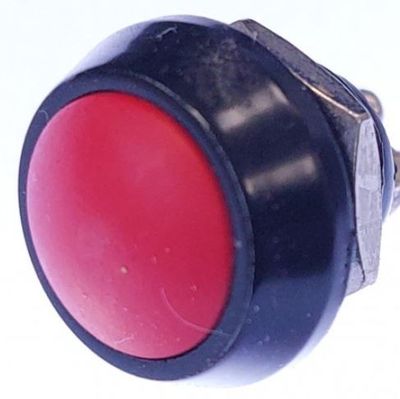 Closing push-button switch IP65 2A 36VDC red