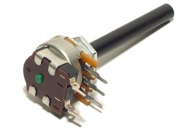 POTENTIOMETER with SWITCH MONO 6mm 0,2W LOG 47kohm