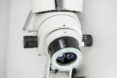 Stereo microscope, ring illumination, 0.7X / 4.5X magnification