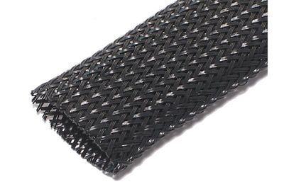POLYESTER BRAIDED SLEEVE Ø˜15-25mm BLACK