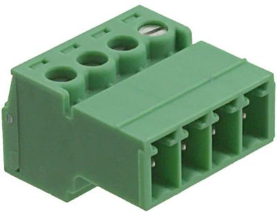 PLUGABLE TERMINAL BLOCK 4X 1,5MM2 R3,81