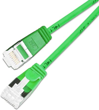 CAT6A 10G LIGHTPATCH U/FTP 1,0m green