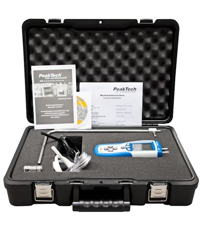PeakTech 5145 AIR FLOW AND PRESSURE DIFFERENCE METER