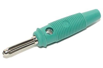 4mm BANANA MALE GREEN