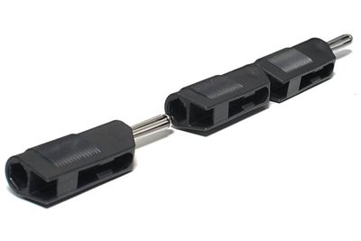 4mm 30A 60V BANANA MALE BLACK