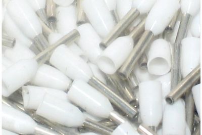 Bootlace ferrule 0,75mm2 white