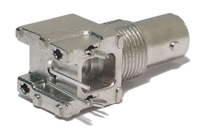 BNC CONNECTOR FEMALE PCB/PANEL MOUNT ANGLE (75ohm)