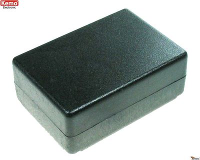 PLASTIC ENCLOSURE 72x50x28mm musta PLASTIC ENCLOSURE 72x50x28mm musta