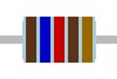 METAL FILM RESISTOR 0,6W: 1,62kohm