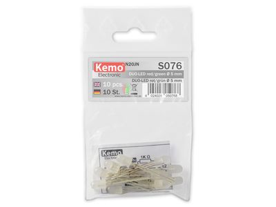 Duo-LED Ø5mm red/green, approx. 10 pieces Duo-LED Ø5mm red/green, approx. 10 pieces