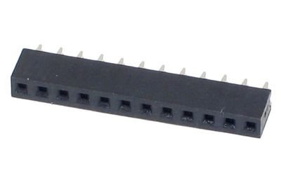 PIN HEADER FEMALE 1x12 R2,0