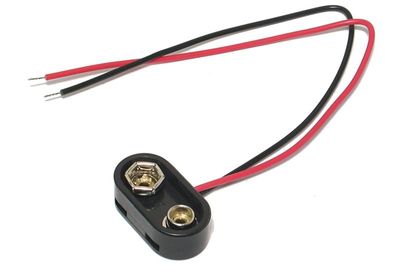 9V (1604,6F22,6LR61) SNAP-ON BATTERY CLIP 9V (1604,6F22,6LR61) SNAP-ON BATTERY CLIP