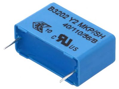 FILTER CAPACITOR 100nF 275V~Y2 R22,5 FILTER CAPACITOR 100nF 275V~Y2 R22,5