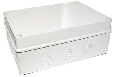 WATERPROOF PLASTIC ENCLOSURE 129x239x328mm