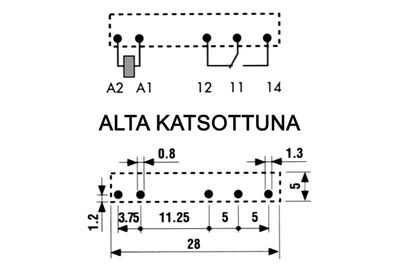 PCB RELAY SPDT 6A 24VDC
