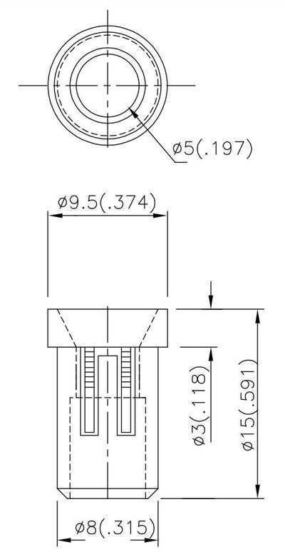 LED HOLDER 5mm SNAP-IN LED HOLDER 5mm SNAP-IN