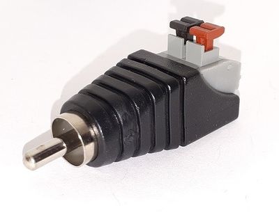 RCA MALE WITH TERMINAL BLOCK