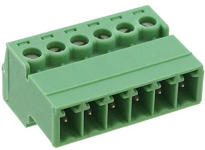 PLUGABLE TERMINAL BLOCK 6X 1,5MM2 R3,81