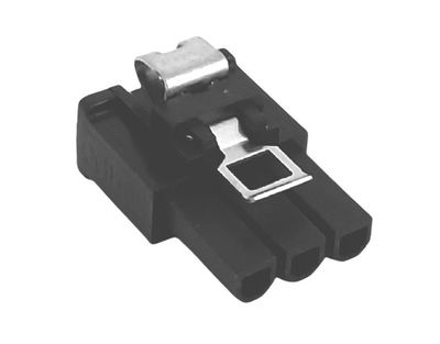 3,0mm 3pole female wire metal latch UL 94V-0 3,0mm 3pole female wire metal latch UL 94V-0