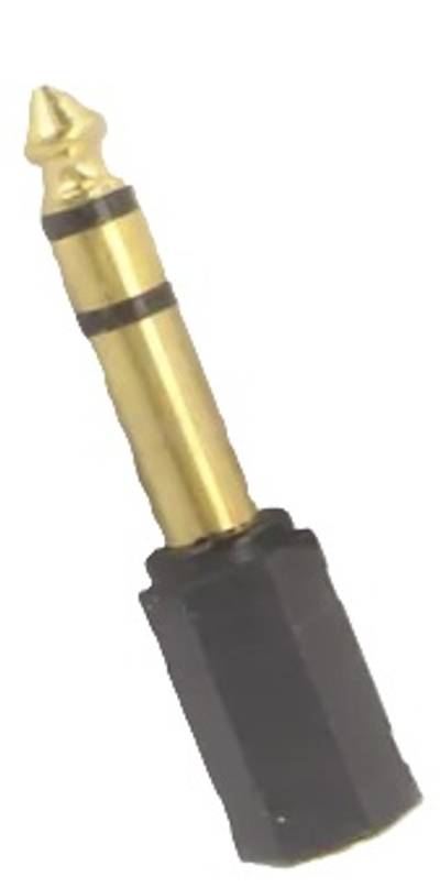 Stereo jack adapter 3,5mm / stereo plug 6,3mm