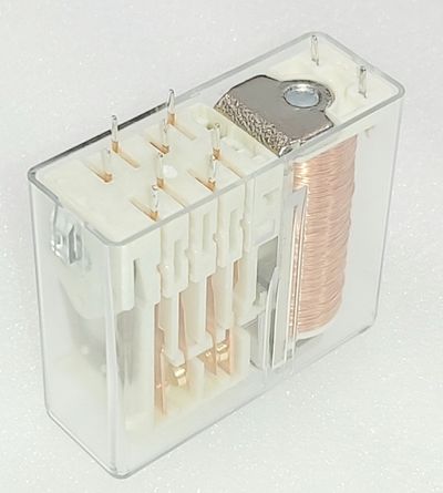 Safety relay 12VDC 4 contacts, PCB type