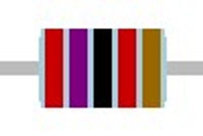 METAL FILM RESISTOR 0,6W: 27kohm