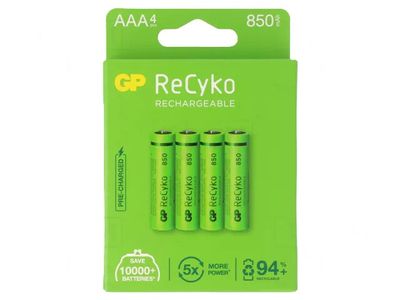READY-TO-USE AAA-BATTERY NiMH 1,2V 850mAh 4pcs