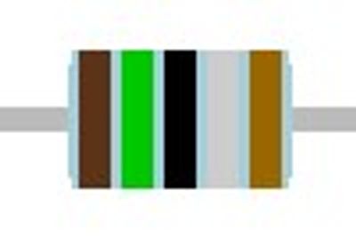 METAL FILM RESISTOR 0,6W: 1,5ohm