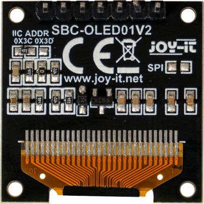 Joy-IT OLED-DISPLAY 0.96" 128x64 I2C/SPI V2 Joy-IT OLED-DISPLAY 0.96" 128x64 I2C/SPI V2
