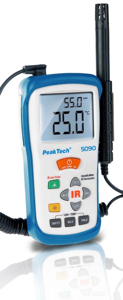 Peaktech 5090 TEMPERATURE/HUMIDITY METER -50/+500°C