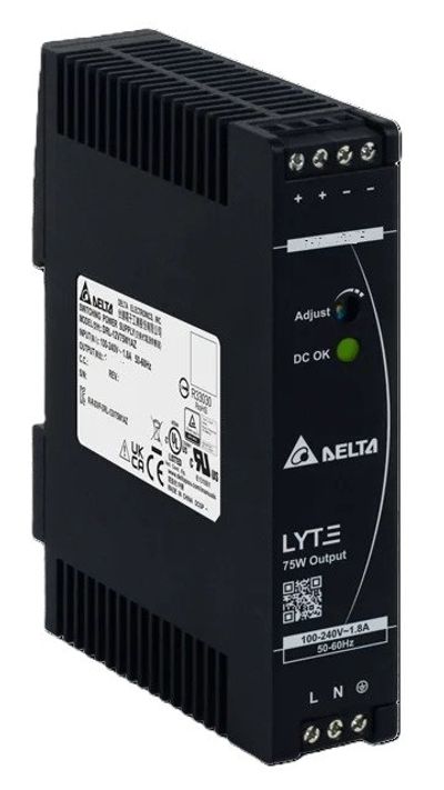 DIN-rail switching power supply 75W 24VDC 3.125A